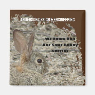 社員賞状ユーモアのある況Bunny Punビジネス マグネット