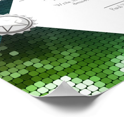 社員賞状 ポスター (角)