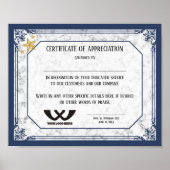 社員賞状 ポスター (正面)