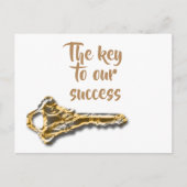 社員顧客クライアント感謝の気持ちPo ポストカード (正面)