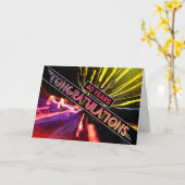 社員40周年記念おもしろいおめでとう カード (黄色い花)