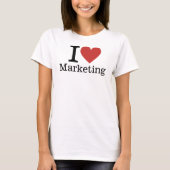 社員❤️のマーケティングがカスタム大好き Tシャツ (正面)