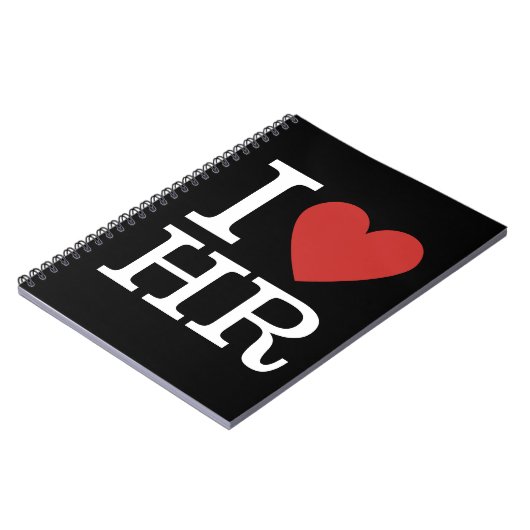 社員❤️のHRが大好きカスタムSpiral ノートブック (左側)