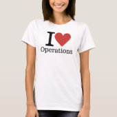 社員❤️向けのオペレーションカスタムが大好き Tシャツ (正面)