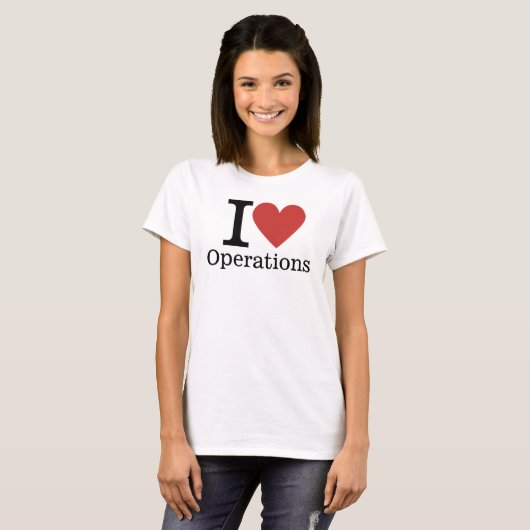 社員❤️向けのオペレーションカスタムが大好き Tシャツ (正面フル)