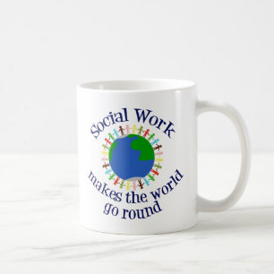 社感動的会事業が世界を回る コーヒーマグカップ