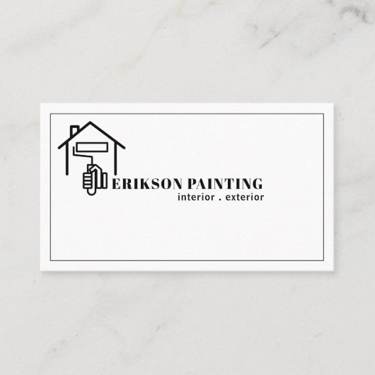 社絵画内建築 名刺 (正面)