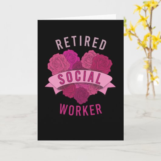 社退職した会人 カード (黄色い花)