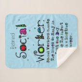 社退職した会労働者引用文  シェルパブランケット (正面(横))