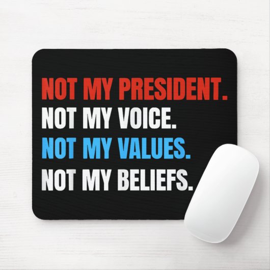 社長が私の声ではなく価値観でもない マウスパッド (マウス)