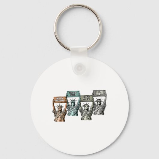 社長が私の声ではなく私の価値観でもない キーホルダー (正面)