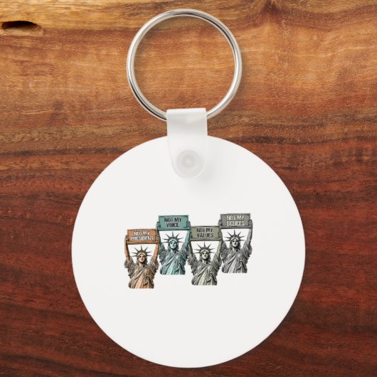 社長が私の声ではなく私の価値観でもない キーホルダー (正面)