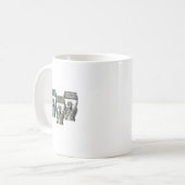 社長が私の声ではなく私の価値観でもない コーヒーマグカップ (正面左)