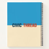 社長が誰にでも関税を適用する ノートブック (裏面)