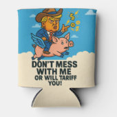 社長が誰にでも関税を適用する 缶クーラー (正面)