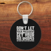 社長に怒らせるな キーホルダー (正面)