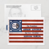 社長はAbram Lincoln ポストカード (正面/裏面)