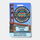 社長または過去大統領バッジ バッジ (裏面)