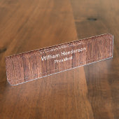 社長エグゼクティブ デスクネームプレート (側面)