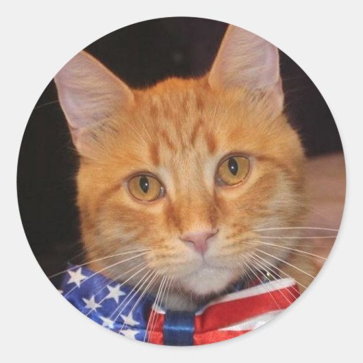 社長ステッカー大好き! ラウンドシール (正面)