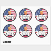 社長ステッカー ラウンドシール (シート)