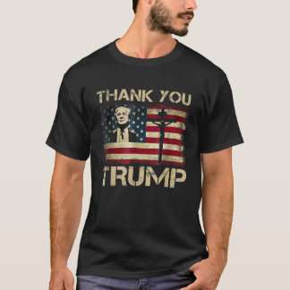 社長トランプありがとう Tシャツ