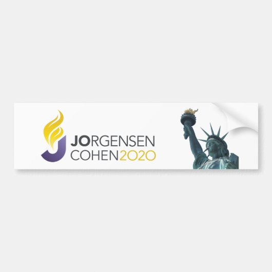 社長バンパーステッカーのJo Jorgensen バンパーステッカー (正面)