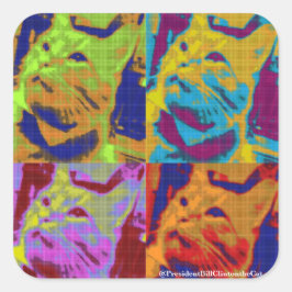 社長ポップ・アートのが行く！ スクエアシール