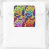 社長ポップ・アートのが行く！ スクエアシール (バッグ)