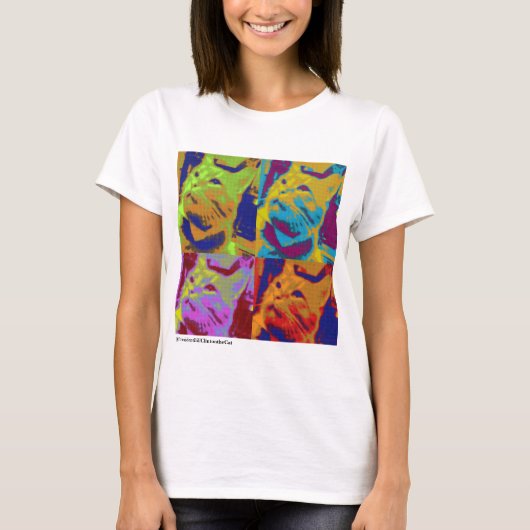 社長ポップ・アートのが行く！ Tシャツ (正面)