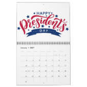 社長名（写真2025 Monthly） カレンダー (1月 2027)