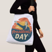 社長日お祝いグラフィックバッグ クロスボディバッグ (クローズアップ)