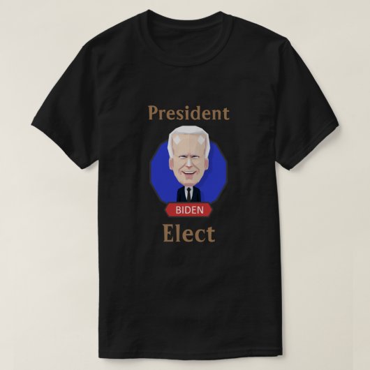 社長選バイデン氏Tシャツ Tシャツ (デザイン正面)