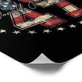 社長45 47トランプ就任式の日2025メモラ ポスター (角)