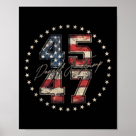 社長45 47トランプ就任式の日2025メモラ ポスター (正面)