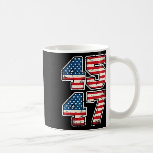 社長45 47ドナルド・トランプ就任式の日2025 コーヒーマグカップ (右)