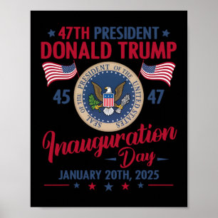 社長45 47ドナルド・トランプ2025年1月20日 ポスター