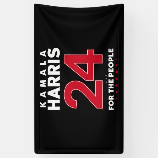 社長47カマラハリス2024サポートマダム 横断幕 (縦)