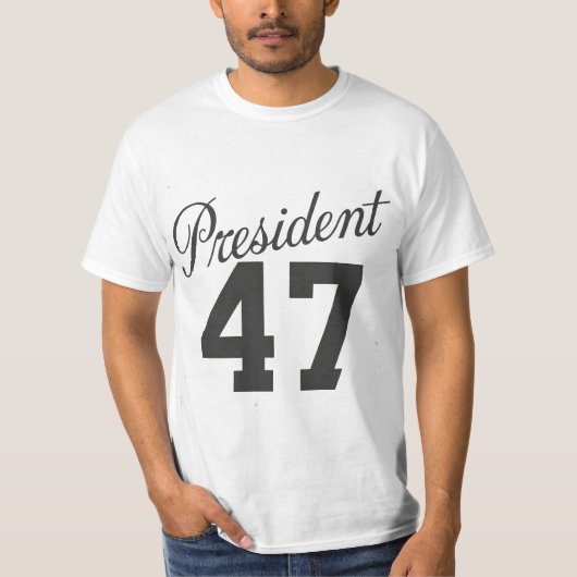社長47 | 第47回州総統一された長 Tシャツ (正面)