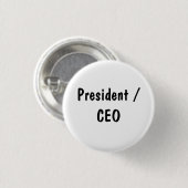社長 / CEO 缶バッジ (正面&裏面)