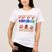祇園灯篭の夢 白 トライブレンドTシャツ (正面)