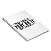 祈それはクリスチャンを通して祈その上に祈あるのである ノートブック (右側)