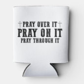 祈それはクリスチャンを通して祈その上に祈あるのである 缶クーラー (正面)