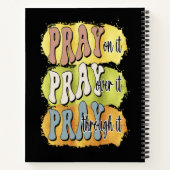 祈それを通して上に ノートブック (裏面)