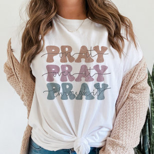 祈そ祈の上でクリスチンの引用文宗教 Tシャツ