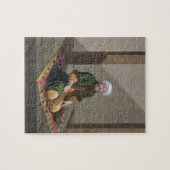 祈っているトルコの人18世紀(版木、銅版、版画) ジグソーパズル (横)