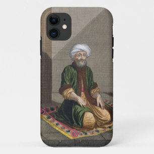 祈っているトルコの人18世紀(版木、銅版、版画) iPhone 11 ケース