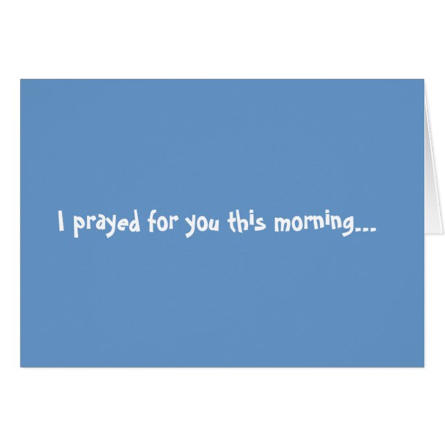 祈って下さい (正面横)