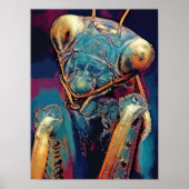 祈のマンティマント昆虫の目マンティオーキッドプラ ポスター (正面)