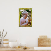 祈の仏の落ち着き芸術 ポスター (キッチン)